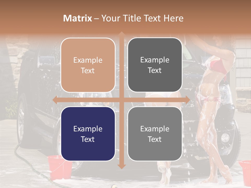 Wash Swimsuit Female PowerPoint Template