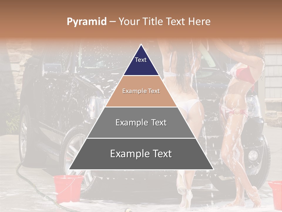 Wash Swimsuit Female PowerPoint Template