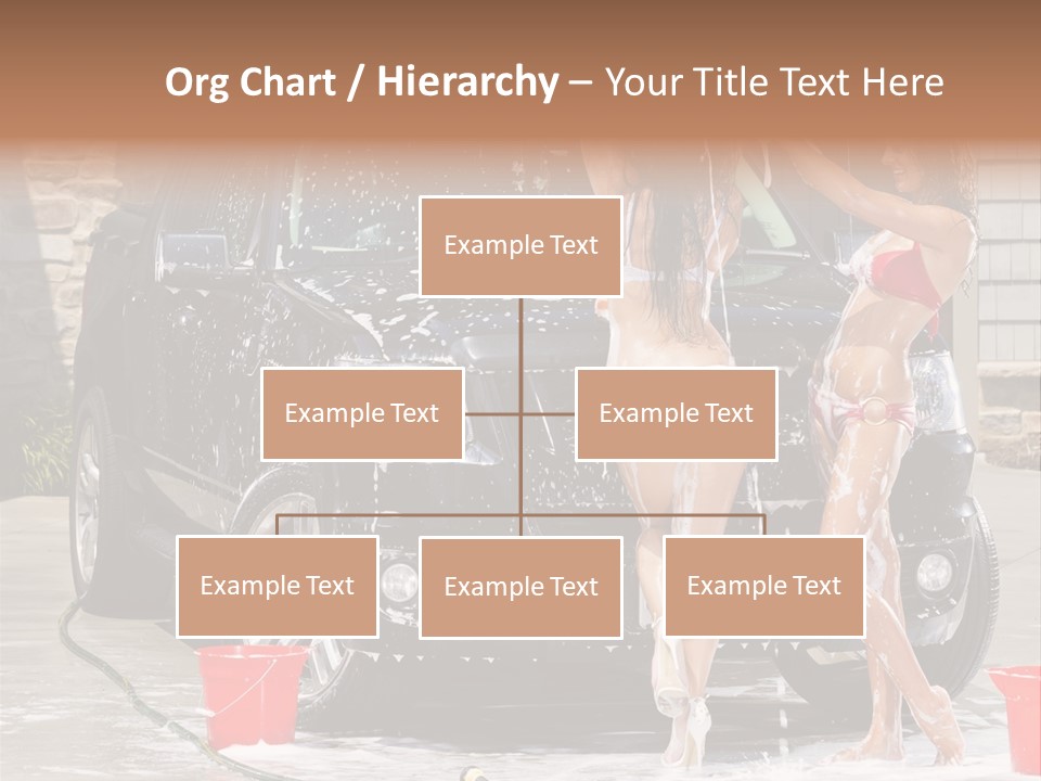 Wash Swimsuit Female PowerPoint Template