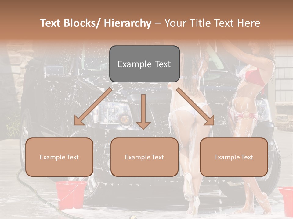 Wash Swimsuit Female PowerPoint Template