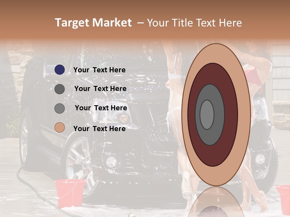 Wash Swimsuit Female PowerPoint Template