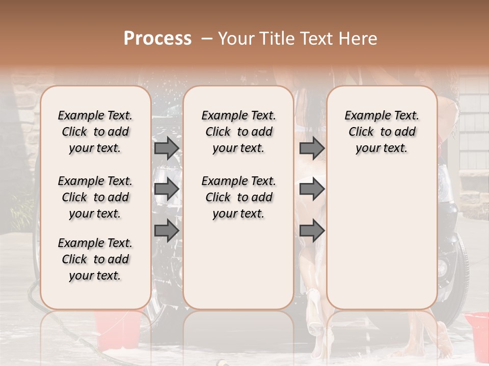 Wash Swimsuit Female PowerPoint Template