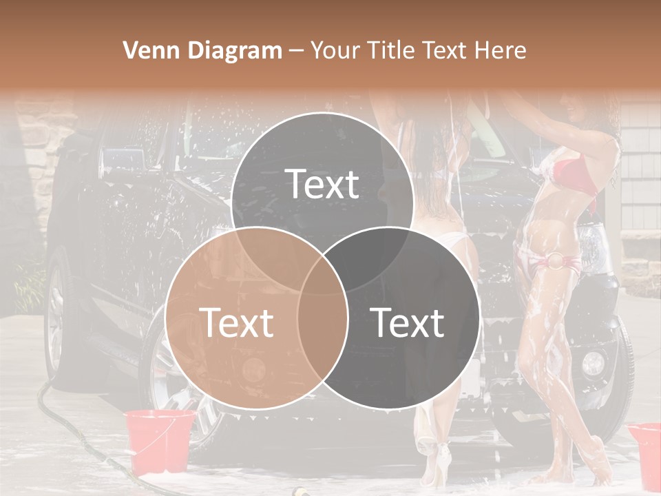 Wash Swimsuit Female PowerPoint Template