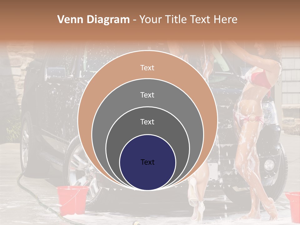 Wash Swimsuit Female PowerPoint Template