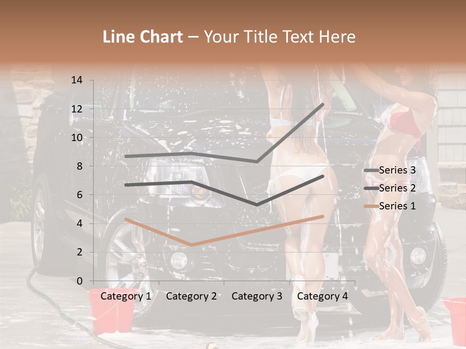 Wash Swimsuit Female PowerPoint Template