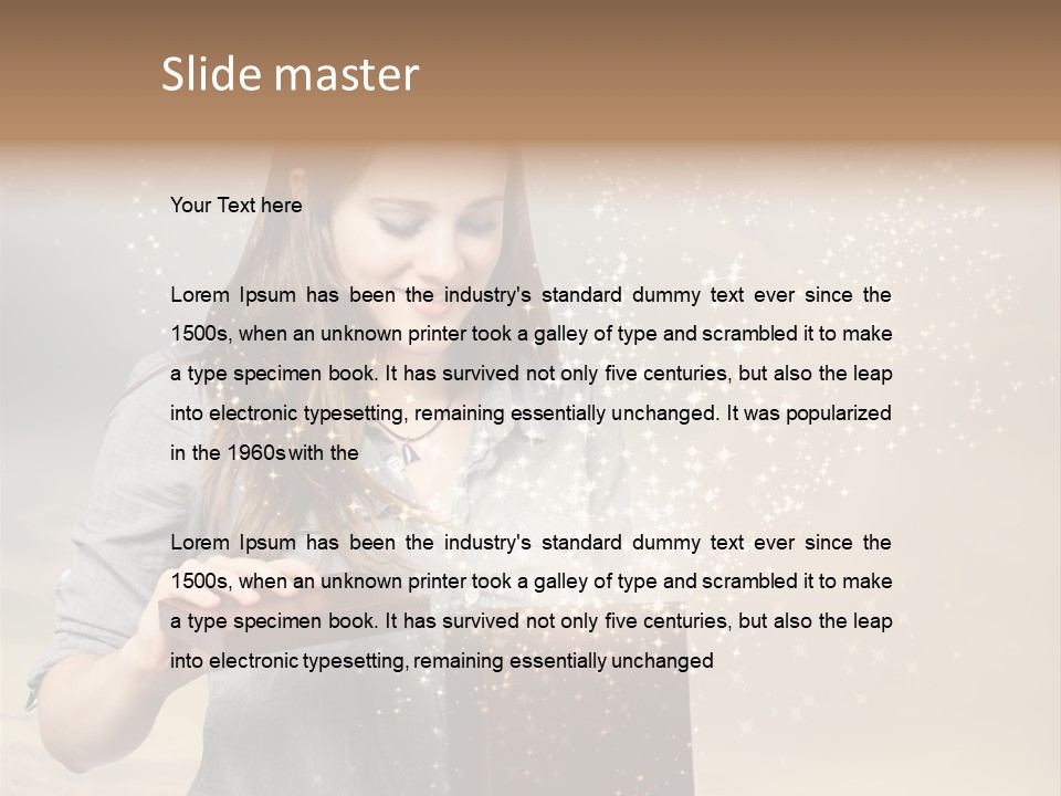 Cloud Box Twilight PowerPoint Template