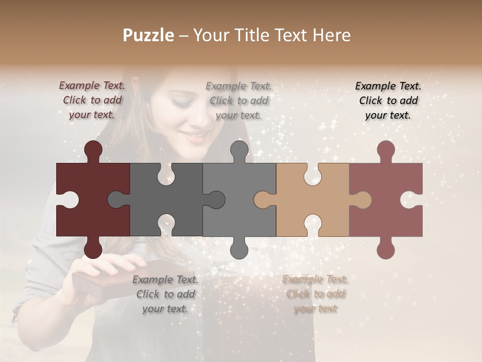 Cloud Box Twilight PowerPoint Template