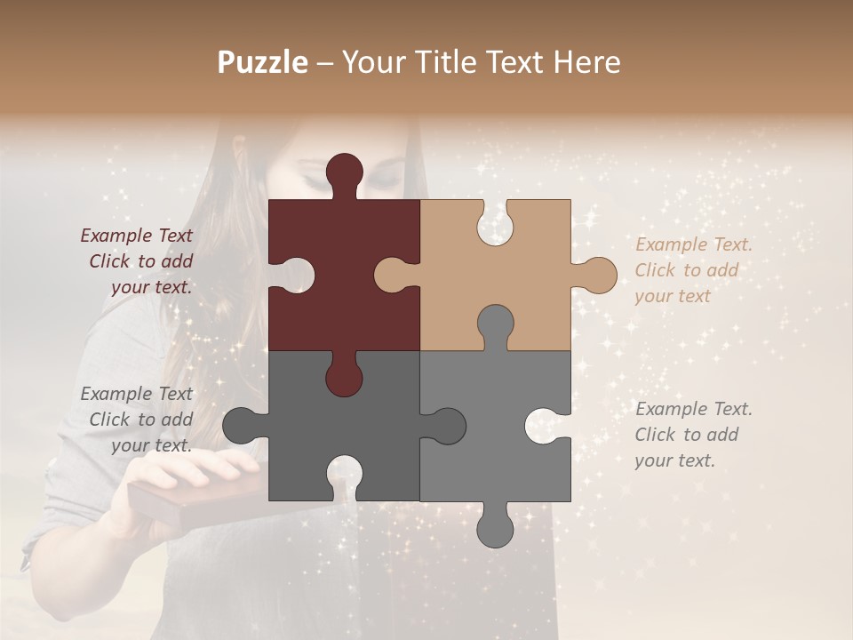 Cloud Box Twilight PowerPoint Template