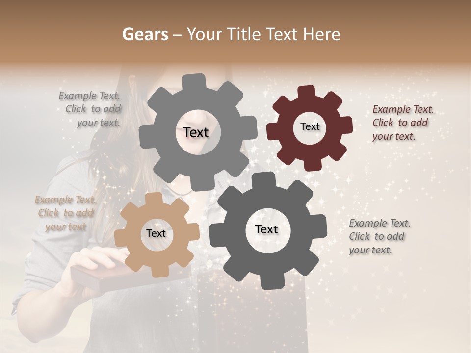 Cloud Box Twilight PowerPoint Template