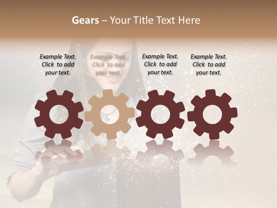 Cloud Box Twilight PowerPoint Template