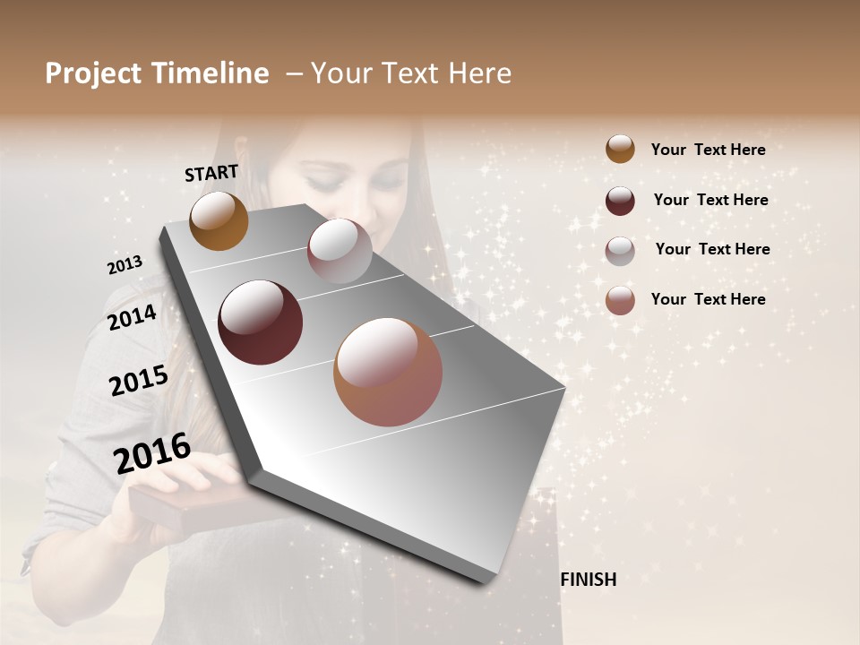 Cloud Box Twilight PowerPoint Template