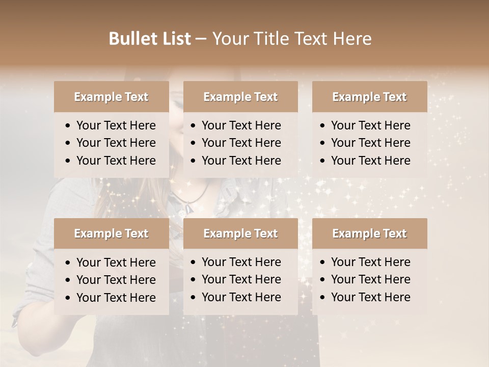 Cloud Box Twilight PowerPoint Template