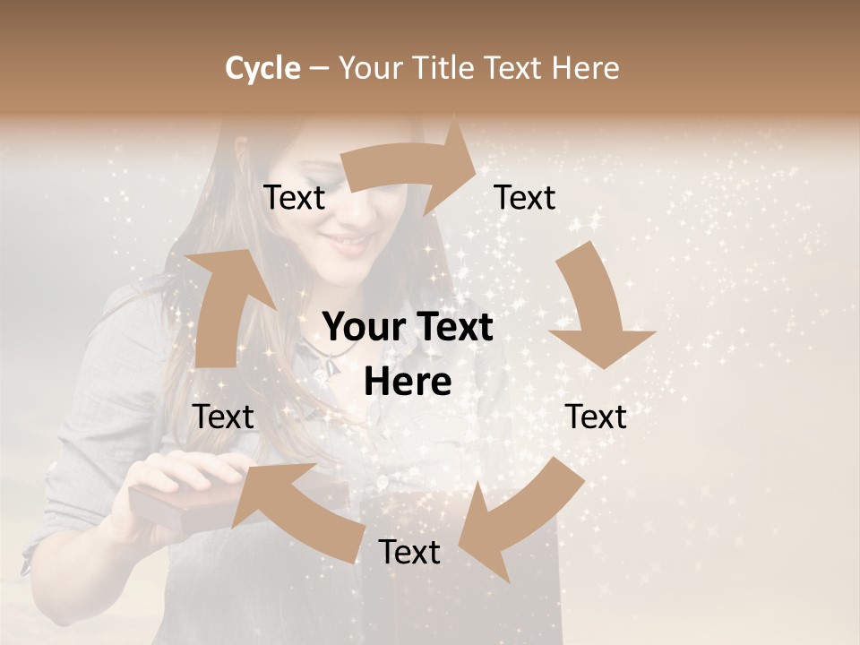 Cloud Box Twilight PowerPoint Template