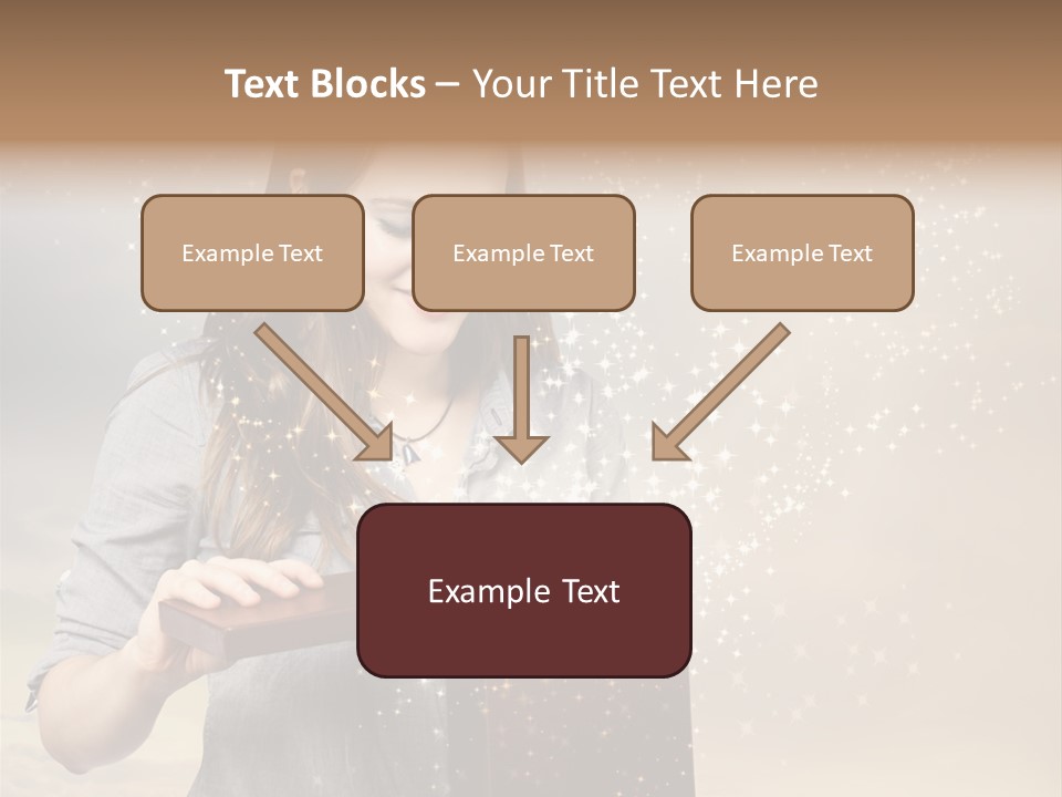 Cloud Box Twilight PowerPoint Template
