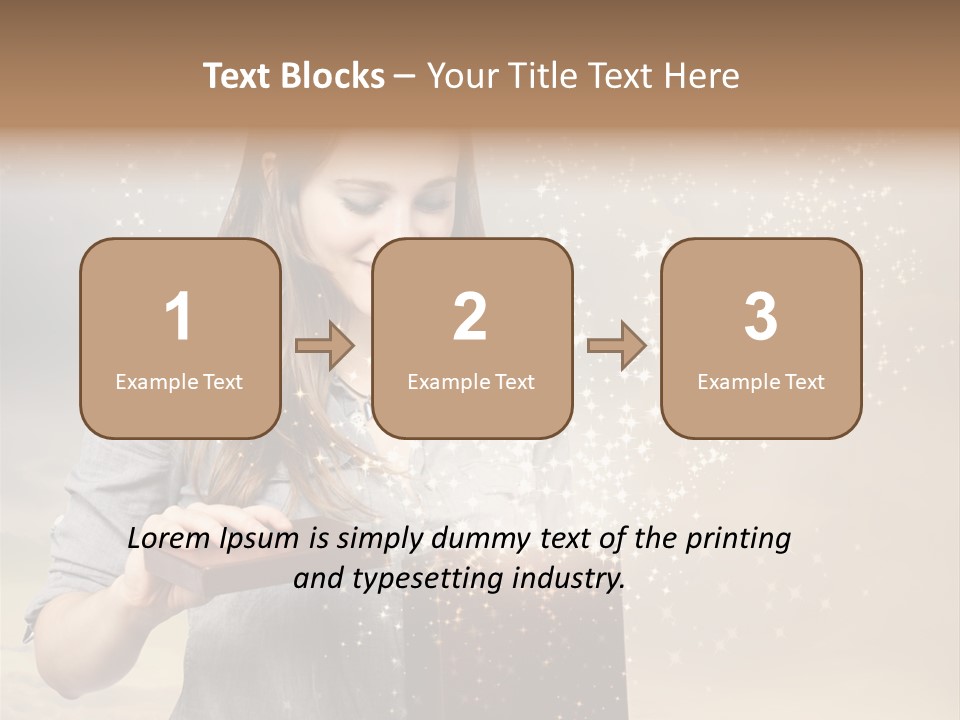 Cloud Box Twilight PowerPoint Template
