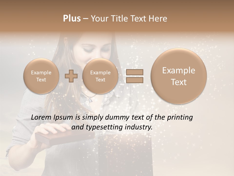 Cloud Box Twilight PowerPoint Template