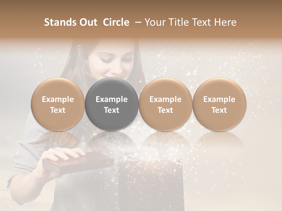 Cloud Box Twilight PowerPoint Template