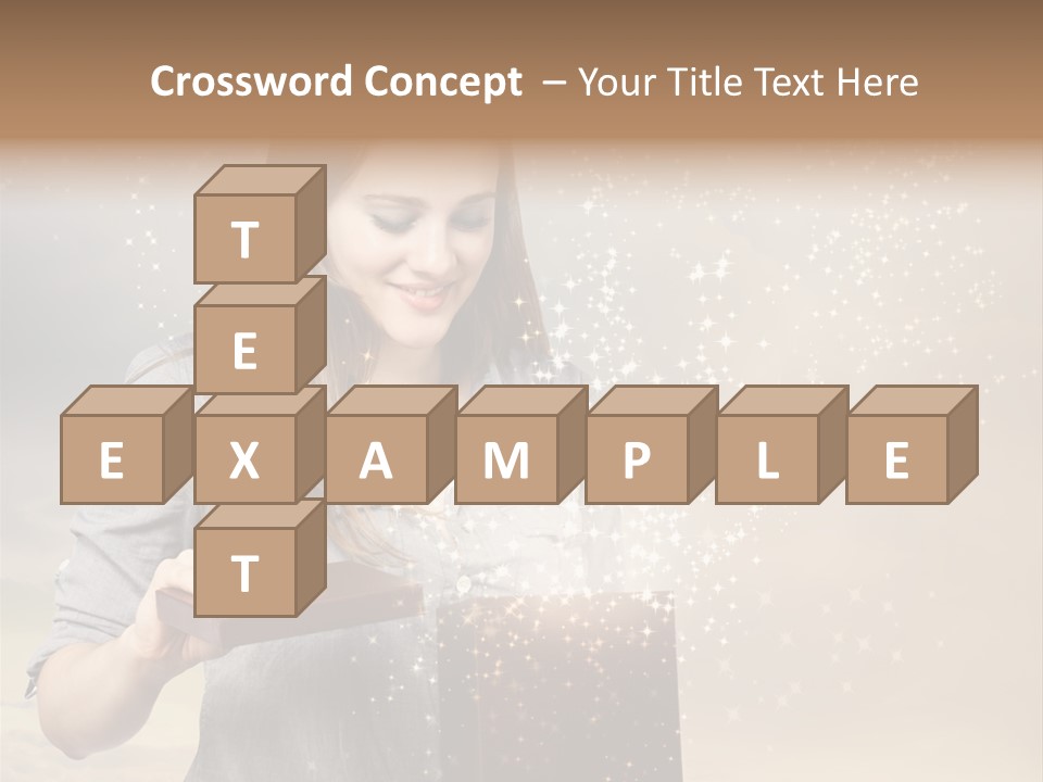 Cloud Box Twilight PowerPoint Template
