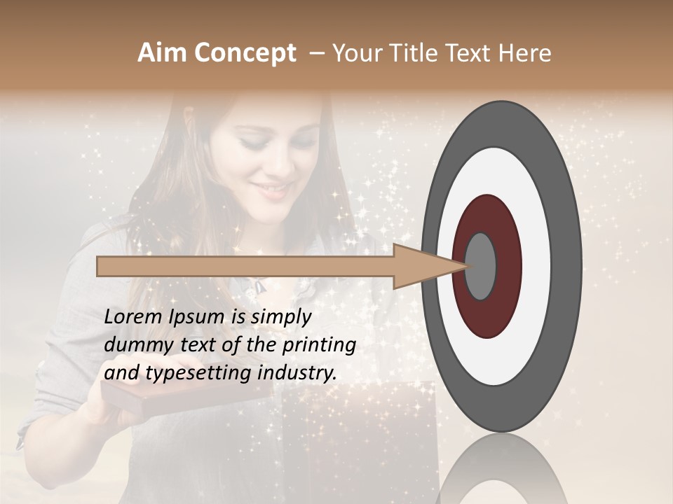 Cloud Box Twilight PowerPoint Template