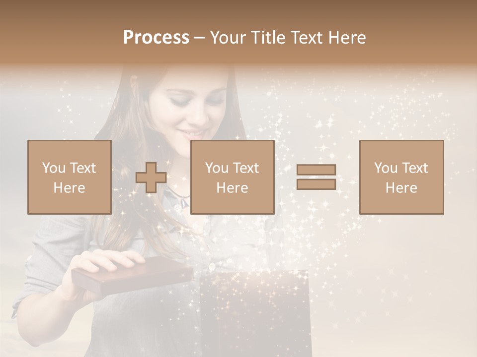 Cloud Box Twilight PowerPoint Template