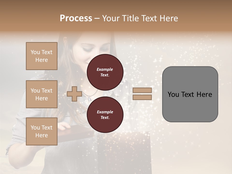 Cloud Box Twilight PowerPoint Template