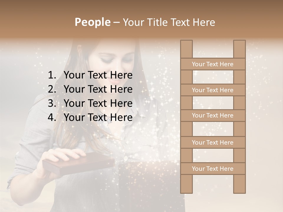 Cloud Box Twilight PowerPoint Template