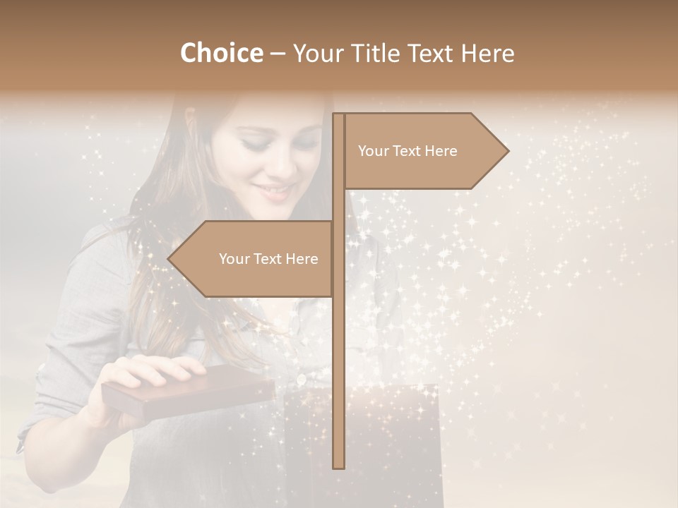 Cloud Box Twilight PowerPoint Template