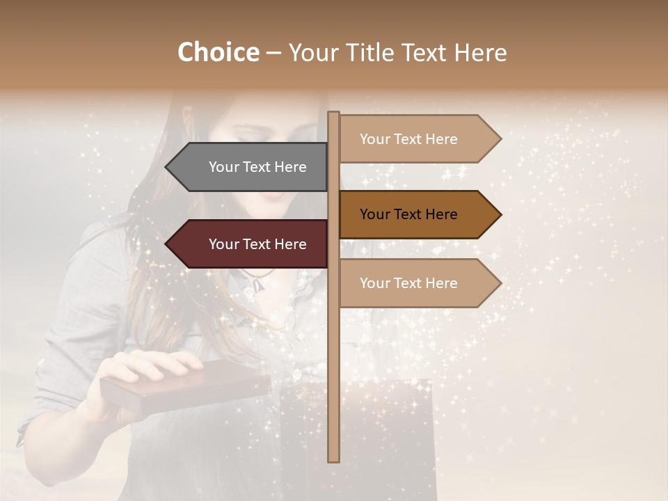 Cloud Box Twilight PowerPoint Template
