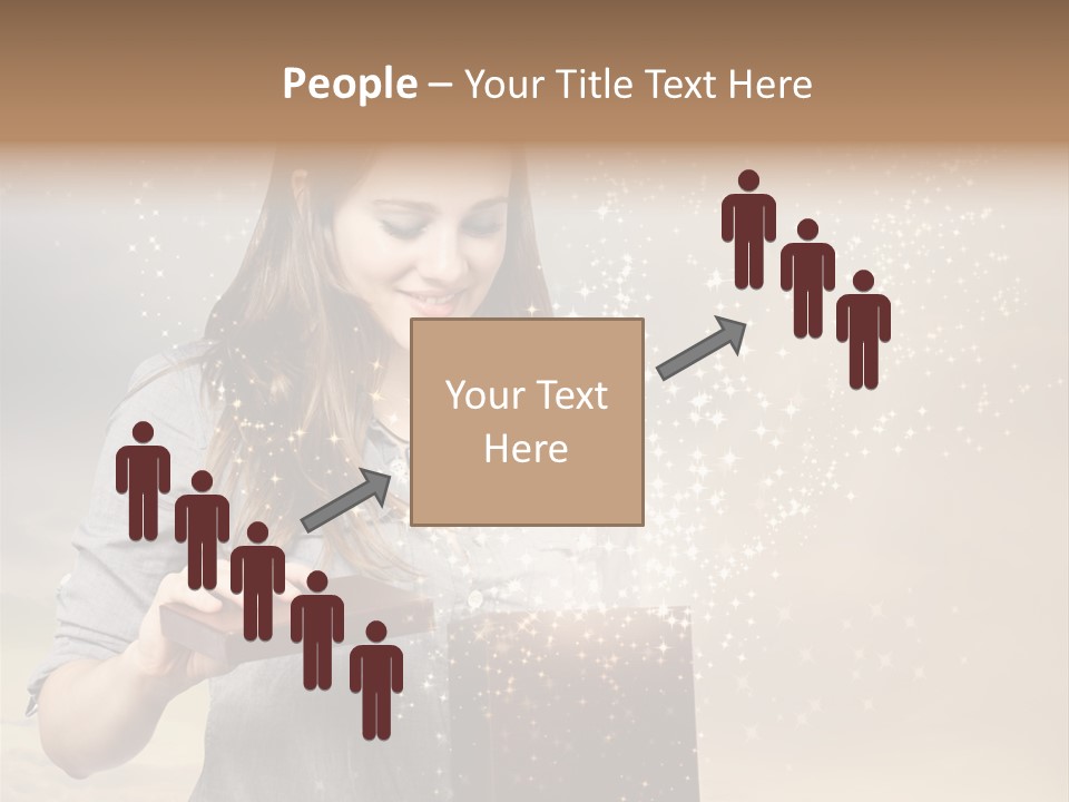 Cloud Box Twilight PowerPoint Template