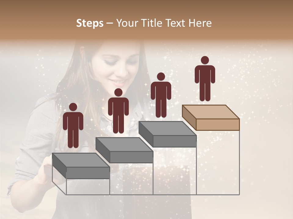 Cloud Box Twilight PowerPoint Template