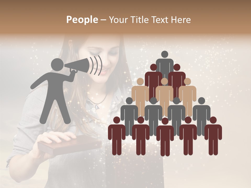 Cloud Box Twilight PowerPoint Template