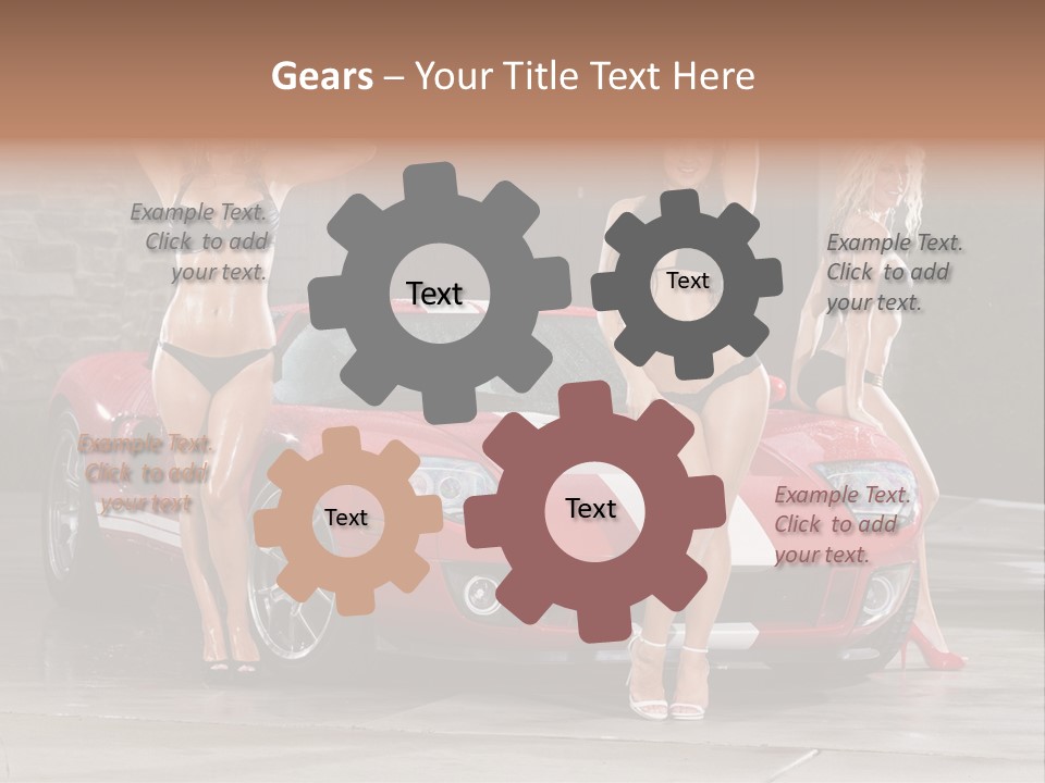 Attractive Modern Suds PowerPoint Template