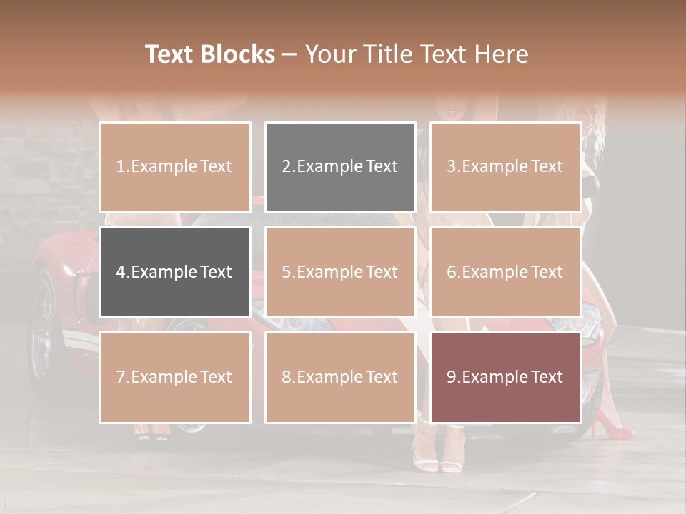 Attractive Modern Suds PowerPoint Template