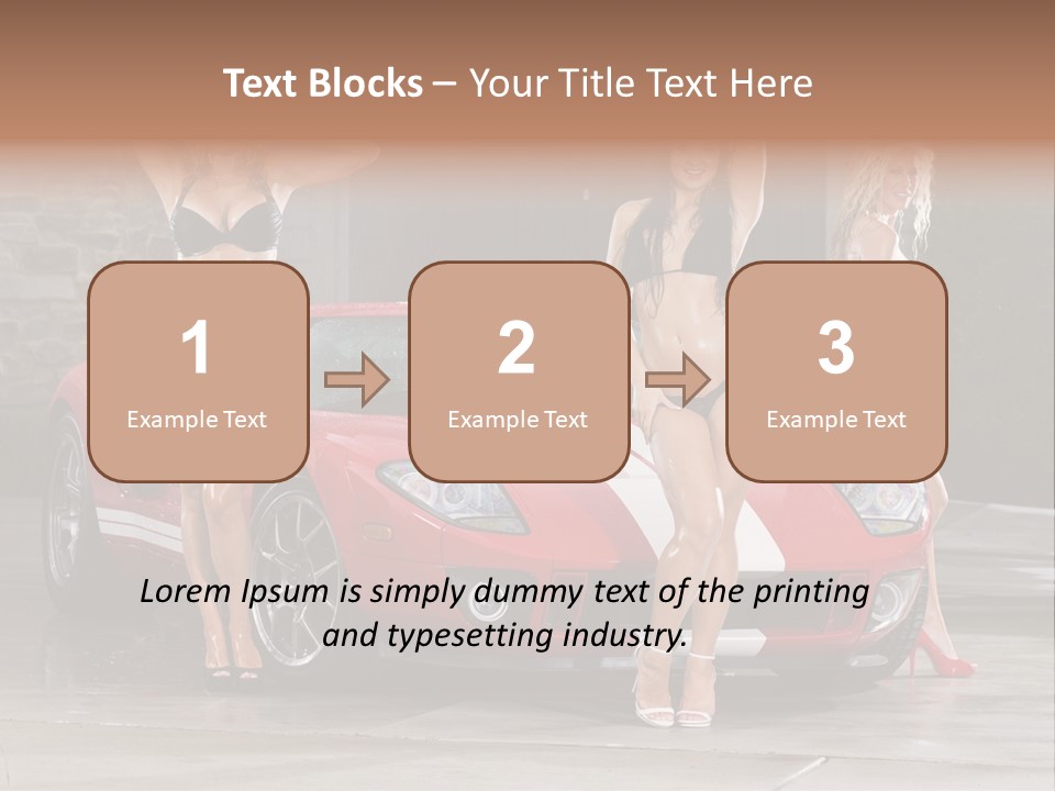 Attractive Modern Suds PowerPoint Template