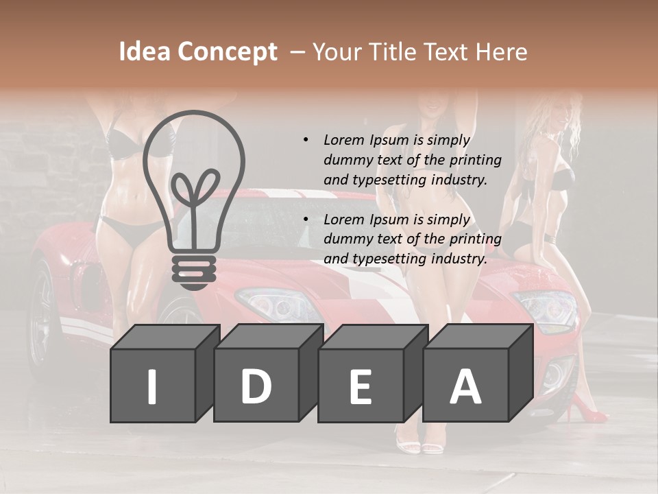 Attractive Modern Suds PowerPoint Template