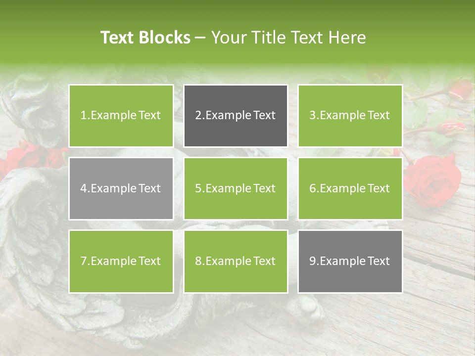 Alone Death White PowerPoint Template