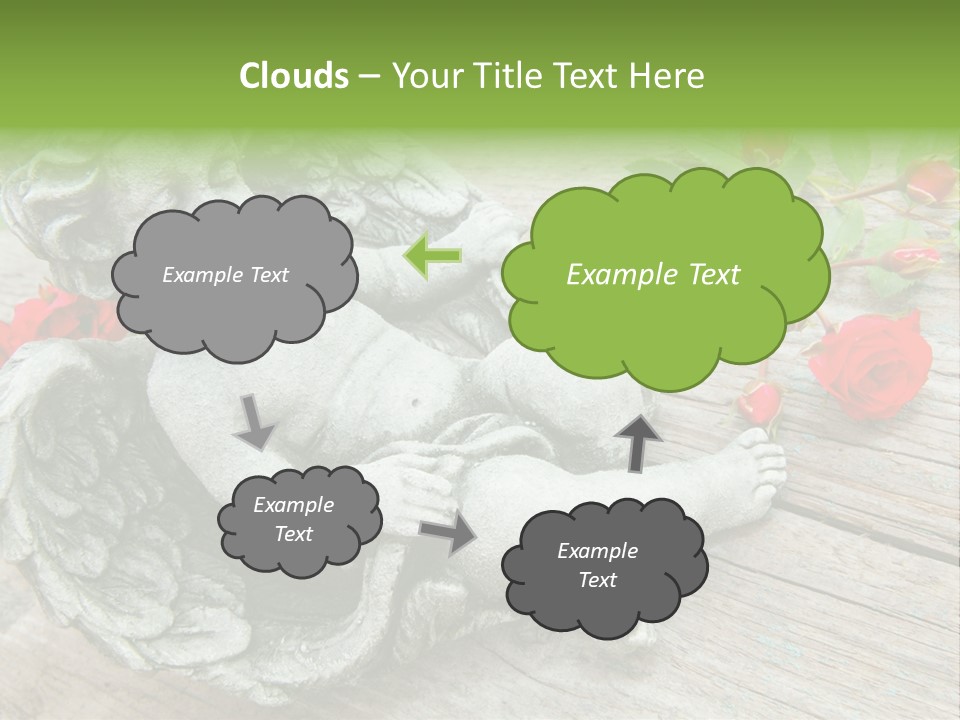 Alone Death White PowerPoint Template