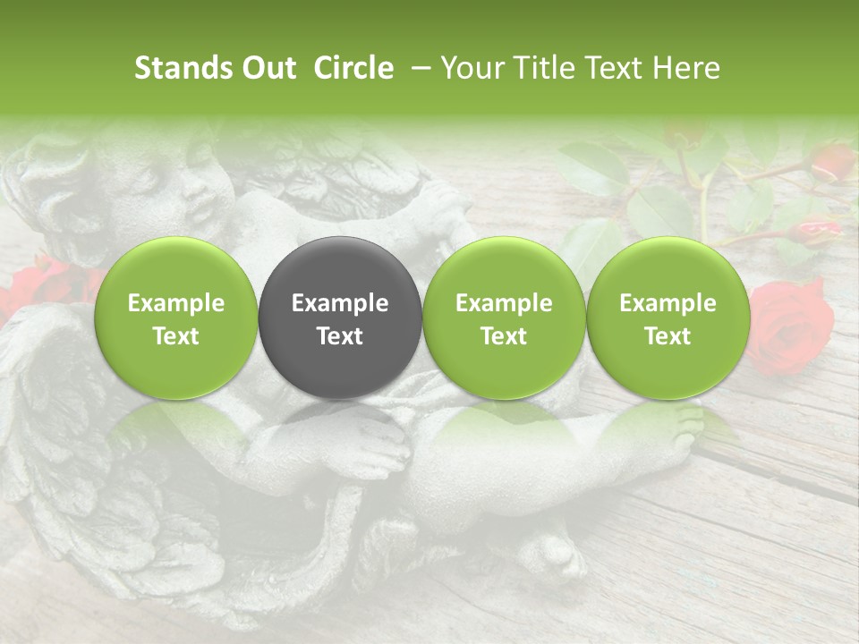 Alone Death White PowerPoint Template