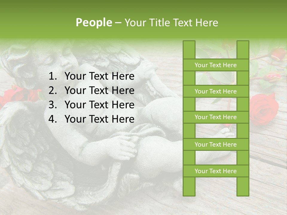 Alone Death White PowerPoint Template