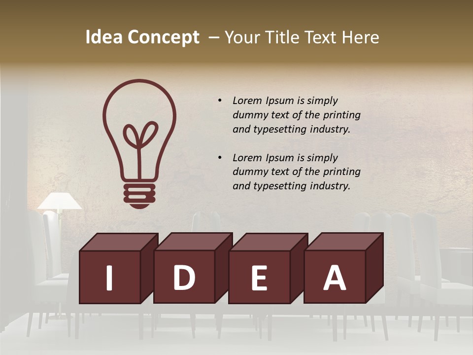 Decor Beige Beautiful PowerPoint Template