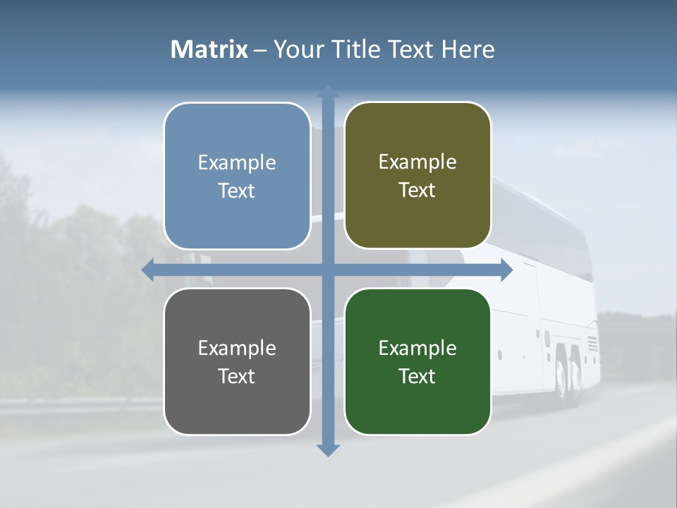 White Blue Green PowerPoint Template