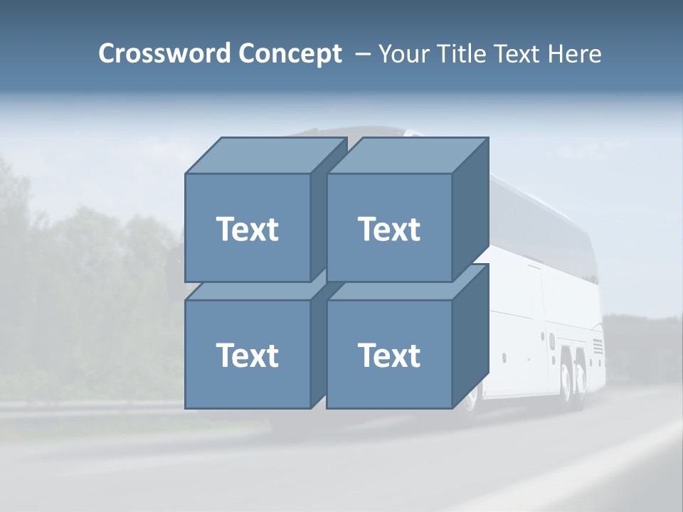 White Blue Green PowerPoint Template