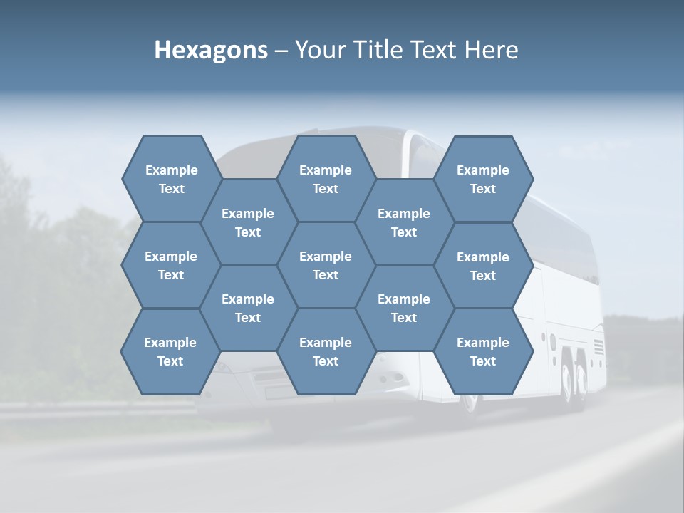 White Blue Green PowerPoint Template