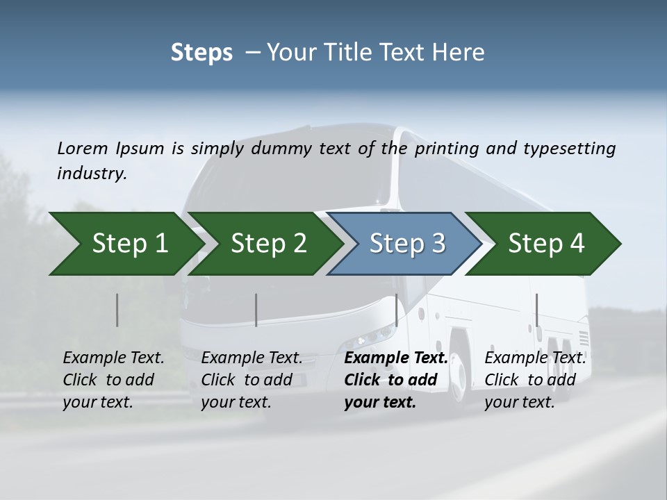 White Blue Green PowerPoint Template