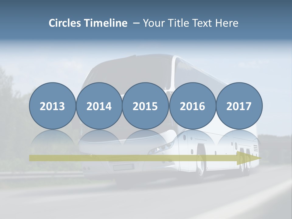 White Blue Green PowerPoint Template