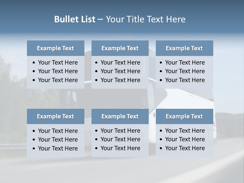 White Blue Green PowerPoint Template