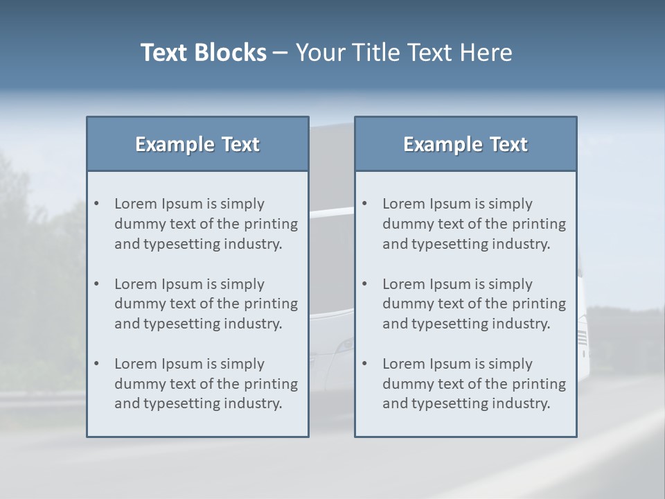White Blue Green PowerPoint Template