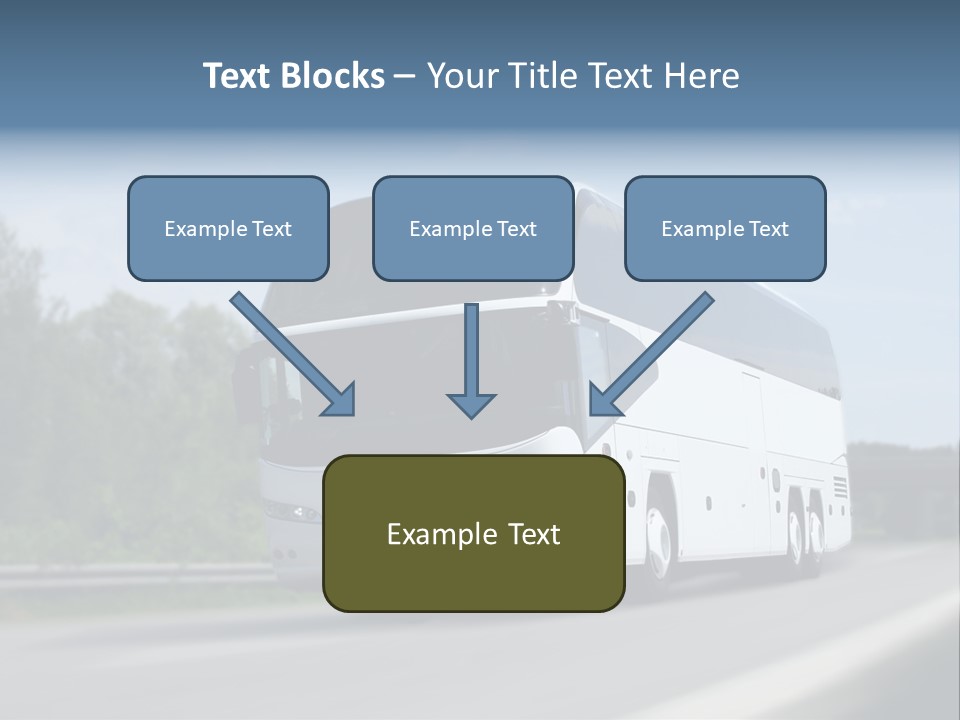 White Blue Green PowerPoint Template