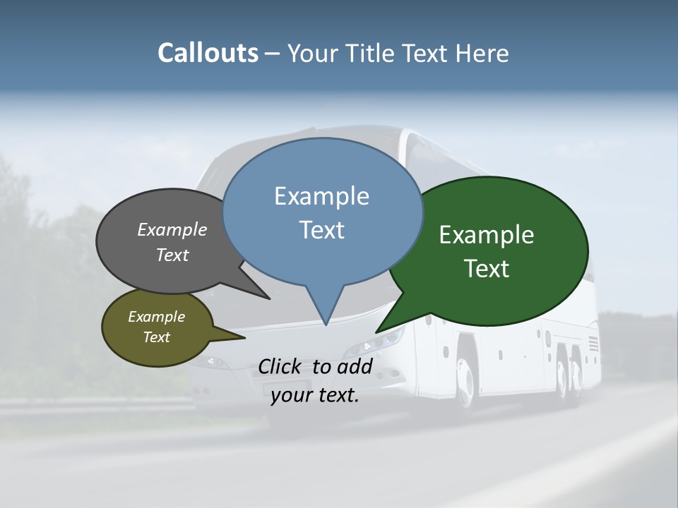 White Blue Green PowerPoint Template