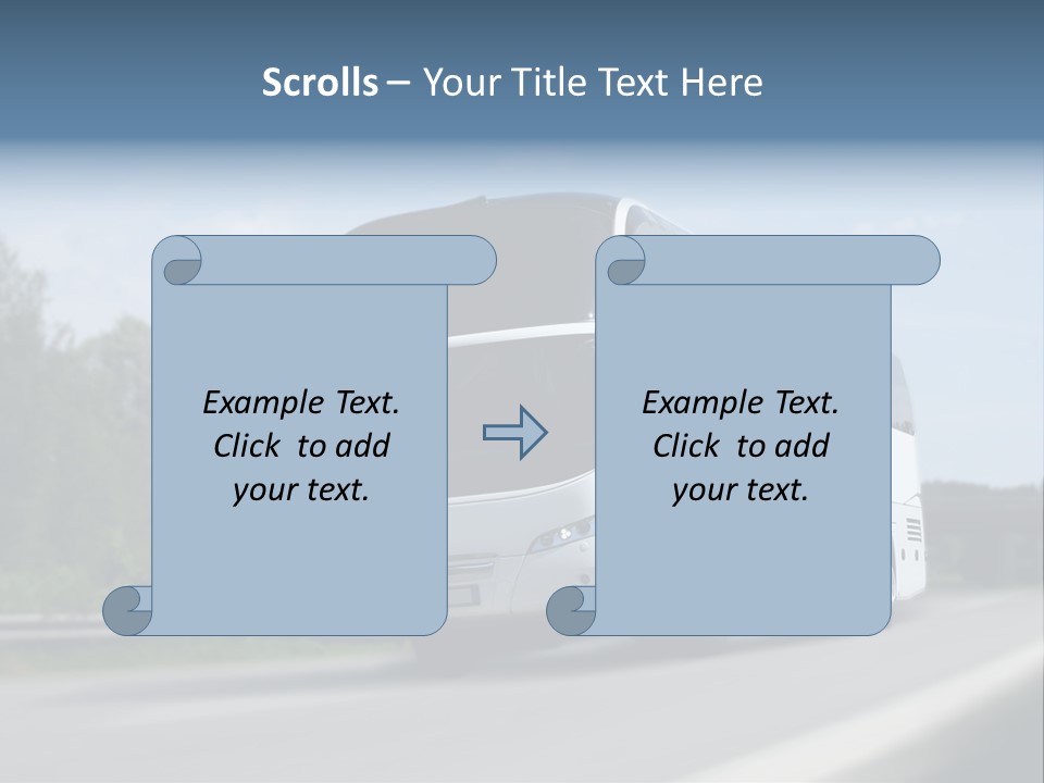 White Blue Green PowerPoint Template
